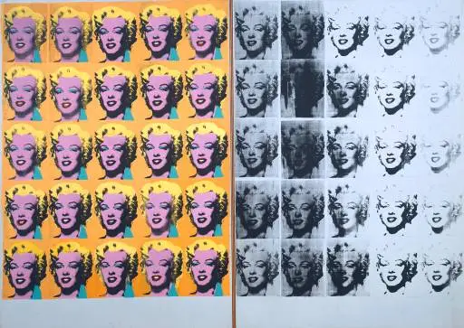 Marilyn, diptyque de 1962 par Andy Warhol